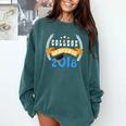 College Graduation Shirts Graduate Grad 2018 Comfort Colors Sweatshirt Blue Spruce
