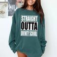 Cool Straight Outta Divinity School Graduation Shirt Comfort Colors Sweatshirt Blue Spruce