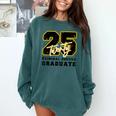 Criminal Justice Graduate Graduated Class Of 2025 Graduation Comfort Colors Sweatshirt Blue Spruce