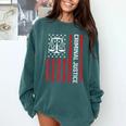Criminal Justice Major College Student Graduate Graduation Comfort Colors Sweatshirt Blue Spruce