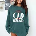 CSD Masters Graduation Men Women Son Daughter Comfort Colors Sweatshirt Blue Spruce