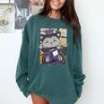 Cute Anime Fox Graduate Of A Class For Graduation Comfort Colors Sweatshirt Blue Spruce