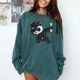 Dabbing Panda Bear Graduation Senior 2019 Shirt Comfort Colors Sweatshirt Blue Spruce