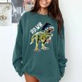Dinosaur T Rex Rawr Last Day Of School Graduation Shirt Comfort Colors Sweatshirt Blue Spruce