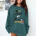 Disney Mickey Mouse A Big High Five For Today Graduation Comfort Colors Sweatshirt Blue Spruce