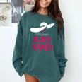 Educated Women Graduation Shirt Comfort Colors Sweatshirt Blue Spruce