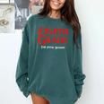 Eighth Grade Final Season Graduation Parody Comfort Colors Sweatshirt Blue Spruce