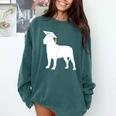 English Mastiff Graduation Dog Graduate Comfort Colors Sweatshirt Blue Spruce