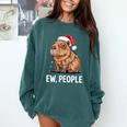 Ew People Capybara Christmas Lights Introvert Humor Comfort Colors Sweatshirt Blue Spruce Ew People Capybara Christmas Lights Introvert Humor Comfort Colors Sweatshirt Blue Spruce