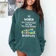 The Finest Architect For Graduation Women Comfort Colors Sweatshirt Blue Spruce