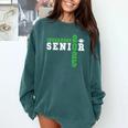 Football Senior Night Football Senior 2025 Graduation 23 Comfort Colors Sweatshirt Blue Spruce