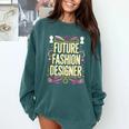 Future Fashion Er Graduation School Toddler Women Men Comfort Colors Sweatshirt Blue Spruce