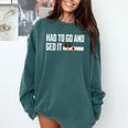 GED Graduation For Him Her Women Men GED Graduate Comfort Colors Sweatshirt Blue Spruce
