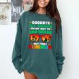 Goodbye 1st Grade First Summer Graduation Last Day Boys Comfort Colors Sweatshirt Blue Spruce