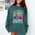Goodbye 1st Grade Graduation To Second Grade First Summer Comfort Colors Sweatshirt Blue Spruce