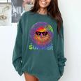Goodbye 2nd Grade Graduation To 3rd Grade First Summer Kids Comfort Colors Sweatshirt Blue Spruce