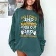 Grade So Long Second Grade It's Been Fun Graduation 2019 Comfort Colors Sweatshirt Blue Spruce