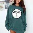 Graduate 1 Graduation Shirt Comfort Colors Sweatshirt Blue Spruce