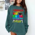 I Graduated From 1st Grade Graduation Matching Student Comfort Colors Sweatshirt Blue Spruce