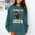 Graduation Class Of 2024 Bigfoot Graduated Seniors 2024 Comfort Colors Sweatshirt Blue Spruce