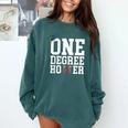 Graduation Shirts 2021 2022 One Degree Hotter Graduate Comfort Colors Sweatshirt Blue Spruce