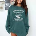 Graduation s Gracias a Mis Padres y a La Chancla Comfort Colors Sweatshirt Blue Spruce