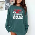 My Happy Class Is Outta Here 2018 Graduation Comfort Colors Sweatshirt Blue Spruce