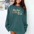 High School Grad 2023 Class Of 2023 Retro Graduation Done Comfort Colors Sweatshirt Blue Spruce
