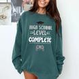 High School Graduation Shirt Video Gamer Graduation Comfort Colors Sweatshirt Blue Spruce