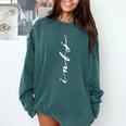INFJ Introvert Personality Psychology Vertical Writing Comfort Colors Sweatshirt Blue Spruce INFJ Introvert Personality Psychology Vertical Writing Comfort Colors Sweatshirt Blue Spruce