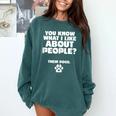 Introvert Animal Dog Owner Comfort Colors Sweatshirt Blue Spruce Introvert Animal Dog Owner Comfort Colors Sweatshirt Blue Spruce
