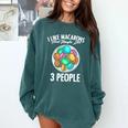 Introvert Baking Dessert Foodie For Baker Pastry Chef Comfort Colors Sweatshirt Blue Spruce