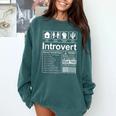 Introvert Label Antisocial Loner Socially Awkward Comfort Colors Sweatshirt Blue Spruce Introvert Label Antisocial Loner Socially Awkward Comfort Colors Sweatshirt Blue Spruce