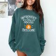 Introvert But Willing To Discuss Bitcoin Crypto Bitcoin Comfort Colors Sweatshirt Blue Spruce