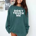 Introverted Antisocial Introspective Loner For Introvert Comfort Colors Sweatshirt Blue Spruce