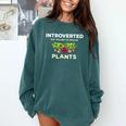 Introverted Comfort Colors Sweatshirt Blue Spruce