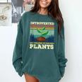 Introverted But Willing To Discuss Plants Comfort Colors Sweatshirt Blue Spruce Introverted But Willing To Discuss Plants Comfort Colors Sweatshirt Blue Spruce