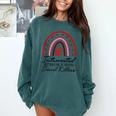 Introverted But Willing To Discuss Serial Killers True Crime Comfort Colors Sweatshirt Blue Spruce