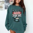 Introverted But Willing Discuss Skincare Comfort Colors Sweatshirt Blue Spruce Introverted But Willing Discuss Skincare Comfort Colors Sweatshirt Blue Spruce