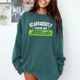 Introverts Attitude Introvert Antisocial Sarcasm Anti Social Comfort Colors Sweatshirt Blue Spruce