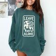 Introvert's Peaceful Solitude Graphic Leave Me Alone Quiet Comfort Colors Sweatshirt Blue Spruce Introvert's Peaceful Solitude Graphic Leave Me Alone Quiet Comfort Colors Sweatshirt Blue Spruce