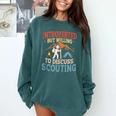 Introvert's Scouting Passion Comfort Colors Sweatshirt Blue Spruce Introvert's Scouting Passion Comfort Colors Sweatshirt Blue Spruce