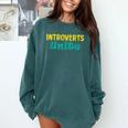 Introverts Unite I Introvert Comfort Colors Sweatshirt Blue Spruce Introverts Unite I Introvert Comfort Colors Sweatshirt Blue Spruce