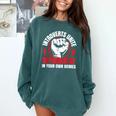 Introverts Unite Separately In Your Own Homes Saying Comfort Colors Sweatshirt Blue Spruce