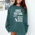 Juris Doctor Of Jurisprudence Law School Graduation Comfort Colors Sweatshirt Blue Spruce
