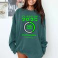 Kids Kids 5th Grade Graduation Video Game Comfort Colors Sweatshirt Blue Spruce