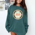 Kids Class Of 2031 Shirt Back To School Future Graduation Comfort Colors Sweatshirt Blue Spruce