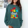 Kids Pre-K Grad 2025 Preschool Graduation 2025 Comfort Colors Sweatshirt Blue Spruce