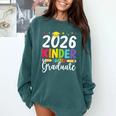 Kindergarten Graduate 2026 Preschool Graduation Kid Boy Girl Comfort Colors Sweatshirt Blue Spruce