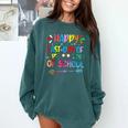 Last Day Of School Tie Dye School Graduation Summer Teacher Comfort Colors Sweatshirt Blue Spruce